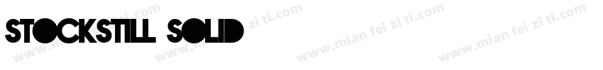 Stockstill Solid字体转换